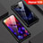 Huawei Honor View 20用ケース 高級感 手触り良い アルミメタル 製の金属製 バンパー 鏡面 カバー M01 ファーウェイ ブラック