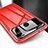 Huawei Honor View 20用ハードケース プラスチック 質感もマット カバー P04 ファーウェイ レッド