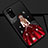 Huawei Honor View 30 5G用シリコンケース ソフトタッチラバー バタフライ ドレスガール ドレス少女 カバー S01 ファーウェイ レッド・ブラック