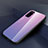 Huawei Honor View 30 5G用ハイブリットバンパーケース プラスチック 鏡面 虹 グラデーション 勾配色 カバー H01 ファーウェイ ピンク