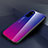 Huawei Honor View 30 5G用ハイブリットバンパーケース プラスチック 鏡面 虹 グラデーション 勾配色 カバー H01 ファーウェイ ローズレッド