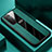 グリーン Huawei Honor X10 5G用シリコンケース ソフトタッチラバー レザー柄 カバー H01 ファーウェイ グリーン