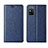 Huawei Honor X10 Max 5G用手帳型 レザーケース スタンド カバー T02 ファーウェイ ネイビー