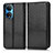 Huawei Honor X7用手帳型 レザーケース スタンド カバー C03X ファーウェイ ブラック