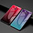 Huawei Mate 10用ハイブリットバンパーケース プラスチック 鏡面 虹 グラデーション 勾配色 カバー ファーウェイ 