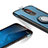 Huawei Mate 10 Lite用ハイブリットバンパーケース プラスチック アンド指輪 兼シリコーン ファーウェイ ネイビー