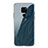 Huawei Mate 20用ハイブリットバンパーケース プラスチック パターン 鏡面 カバー S01 ファーウェイ ネイビー