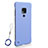 Huawei Mate 20用ハードケース プラスチック 質感もマット カバー P01 ファーウェイ ブルー
