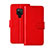 Huawei Mate 20用手帳型 レザーケース スタンド カバー T11 ファーウェイ レッド