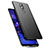 Huawei Mate 20 Lite用ハードケース プラスチック 質感もマット カバー P01 ファーウェイ ブラック