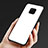 Huawei Mate 20 Pro用ハイブリットバンパーケース プラスチック 鏡面 カバー M03 ファーウェイ ホワイト
