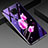 Huawei Mate 20 Pro用ハイブリットバンパーケース プラスチック 鏡面 花 カバー K01 ファーウェイ ピンク