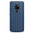 Huawei Mate 20 X 5G用シリコンケース ソフトタッチラバー レザー柄 カバー H04 ファーウェイ 