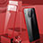 Huawei Mate 30 5G用ケース 高級感 手触り良い アルミメタル 製の金属製 360度 フルカバーバンパー 鏡面 カバー M03 ファーウェイ レッド