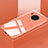 Huawei Mate 30 5G用ハイブリットバンパーケース プラスチック 鏡面 カバー T03 ファーウェイ オレンジ