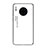 Huawei Mate 30 5G用ハイブリットバンパーケース プラスチック 鏡面 虹 グラデーション 勾配色 カバー H01 ファーウェイ ホワイト