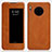 Huawei Mate 30用手帳型 レザーケース スタンド カバー T01 ファーウェイ オレンジ