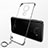 Huawei Mate 30 Lite用ハードカバー クリスタル クリア透明 H04 ファーウェイ シルバー