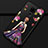 Huawei Mate 30 Lite用シリコンケース ソフトタッチラバー バタフライ ドレスガール ドレス少女 カバー ファーウェイ パープル・ブラック