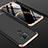 Huawei Mate 30 Lite用ハードケース プラスチック 質感もマット 前面と背面 360度 フルカバー ファーウェイ ゴールド・ブラック