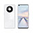 Huawei Mate 40用ハイブリットバンパーケース プラスチック 鏡面 カバー T01 ファーウェイ ホワイト