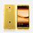 Huawei Mate 8用ソフトケース フルカバー クリア透明 ファーウェイ ゴールド