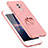 Huawei Mate 9 Lite用ハードケース プラスチック 質感もマット アンド指輪 A06 ファーウェイ ピンク