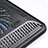 Huawei MateBook D15 (2020) 15.6用ノートブックホルダー クーラー 冷却パッド ファン ラップトップスタンド 9インチ〜17インチ L04 ファーウェイ ブラック