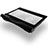 Huawei MateBook D15 (2020) 15.6用ノートブックホルダー クーラー 冷却パッド ファン ラップトップスタンド 9インチ〜17インチ L05 ファーウェイ ブラック