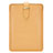 Huawei Matebook X Pro (2020) 13.9用高品質ソフトレザーポーチバッグ ケース イヤホンを指したまま L06 ファーウェイ オレンジ
