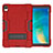 Huawei MatePad 10.8用ハイブリットバンパーケース スタンド プラスチック 兼シリコーン カバー ファーウェイ レッド