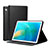 Huawei MatePad 10.8用手帳型 レザーケース スタンド カバー L03 ファーウェイ ブラック