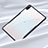 Huawei MatePad 5G 10.4用ハイブリットバンパーケース クリア透明 プラスチック 鏡面 カバー ファーウェイ ブラック