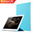 Huawei MediaPad M2 10.0 M2-A01 M2-A01W M2-A01L用手帳型 レザーケース スタンド L02 ファーウェイ ブルー
