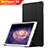 Huawei MediaPad M2 10.1 FDR-A03L FDR-A01W用手帳型 レザーケース スタンド L02 ファーウェイ ブラック