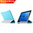 Huawei MediaPad M3 Lite 10.1 BAH-W09用手帳型 レザーケース スタンド L04 ファーウェイ ブルー