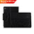 Huawei MediaPad M3 Lite 10.1 BAH-W09用手帳型 レザーケース スタンド アンド キーボード L01 ファーウェイ ブラック