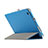Huawei MediaPad M3 Lite 8.0 CPN-W09 CPN-AL00用手帳型 レザーケース スタンド ファーウェイ ブルー