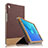Huawei MediaPad M5 8.4 SHT-AL09 SHT-W09用手帳型 レザーケース スタンド L04 ファーウェイ ブラウン
