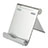 Huawei MediaPad M5 Lite 10.1用スタンドタイプのタブレット ホルダー ユニバーサル T27 ファーウェイ シルバー