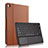 Huawei MediaPad M5 Pro 10.8用手帳型 レザーケース スタンド アンド キーボード ファーウェイ ブラウン