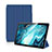 Huawei MediaPad M6 10.8用手帳型 レザーケース スタンド カバー L11 ファーウェイ ネイビー