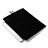 Huawei Mediapad T1 8.0用ソフトベルベットポーチバッグ ケース ファーウェイ ブラック