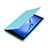 Huawei MediaPad T3 7.0 BG2-W09 BG2-WXX用手帳型 レザーケース スタンド ファーウェイ ブルー