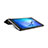 Huawei MediaPad T3 8.0 KOB-W09 KOB-L09用手帳型 レザーケース スタンド ファーウェイ ブラック