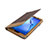 Huawei MediaPad T3 8.0 KOB-W09 KOB-L09用手帳型 レザーケース スタンド L03 ファーウェイ ブラウン