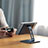 Huawei MediaPad T3 8.0 KOB-W09 KOB-L09用スタンドタイプのタブレット クリップ式 フレキシブル仕様 K17 ファーウェイ ダークグレー