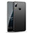 Huawei Nova 3e用ハードケース プラスチック 質感もマット ファーウェイ ブラック