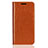 Huawei Nova 3e用手帳型 レザーケース スタンド カバー L05 ファーウェイ オレンジ