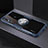 Huawei Nova 3e用360度 フルカバーハイブリットバンパーケース クリア透明 プラスチック 鏡面 アンド指輪 マグネット式 ファーウェイ 